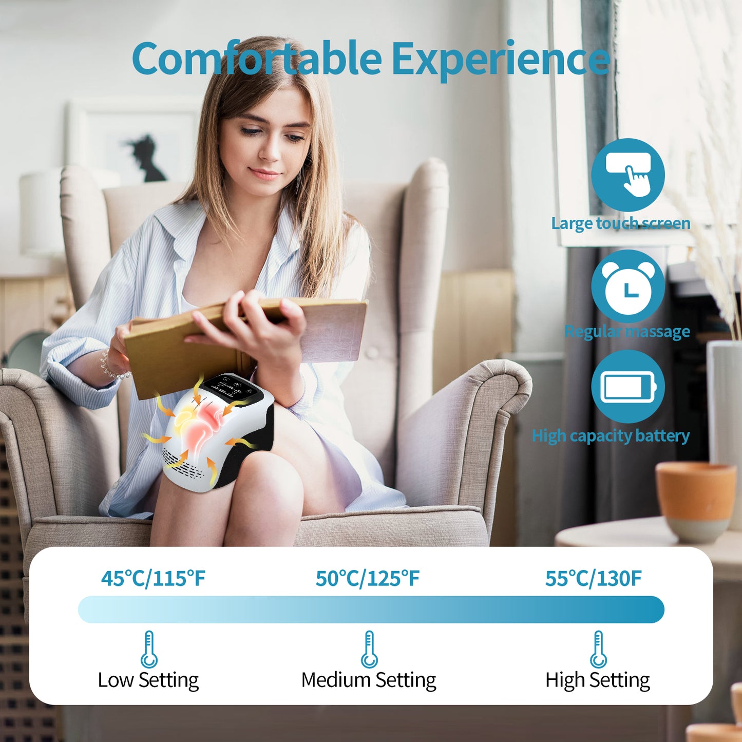 KneeRelief ProX™ The #1 Knee Massager  V2