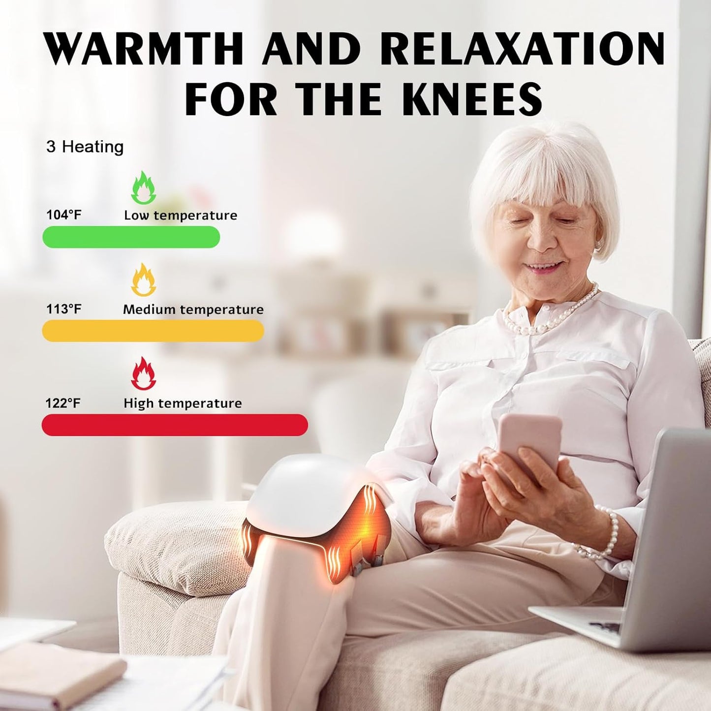 KneeRelief ProX™ The #1 Knee Massager  V2