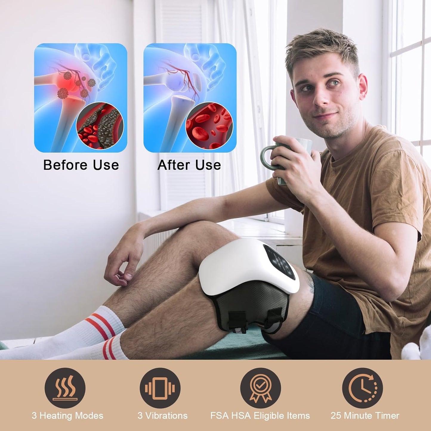 KneeRelief ProX™ The #1 Knee Massager  V2